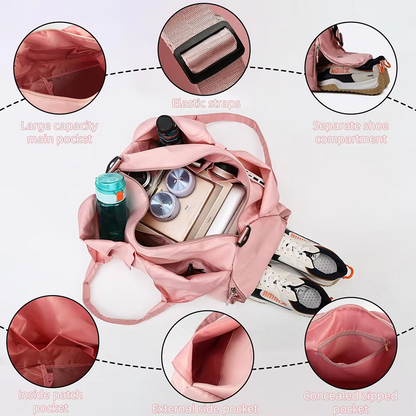 Sac de Sport Élégant & Imperméable – Style, Confort et Grande Capacité